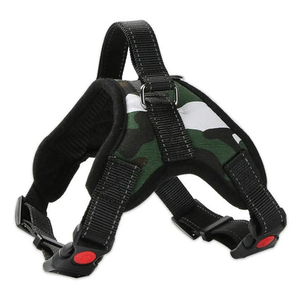 Quick-Release Nylon Dog Harness | Breathable Vest | Reflective | All Sizes