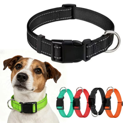 Reflective Safety Dog Collar | Anti-Strangulation | Small & Medium Dogs