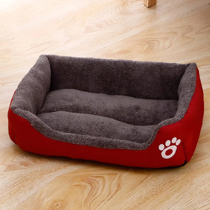 Plush Dog Sleeping Bed | Non-Slip & Bite-Resistant | XS–XL | 6 Colors