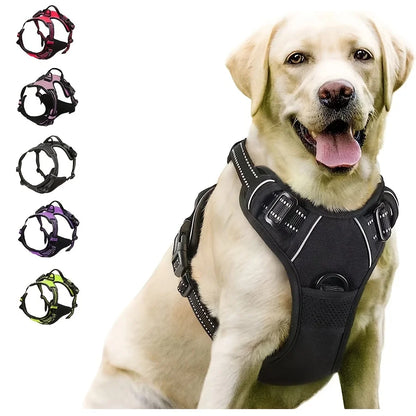 No-Pull Front Clip Dog Harness | Reflective | Handle | All Sizes