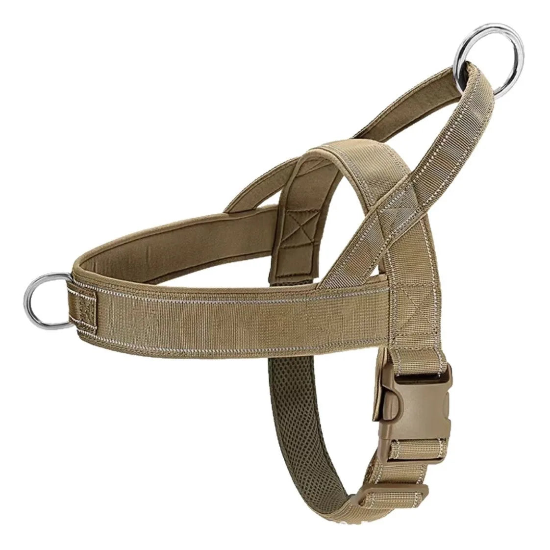 Tactical No-Pull Dog Harness | Heavy-Duty | Reflective | Large Breeds | Sizes S–XL