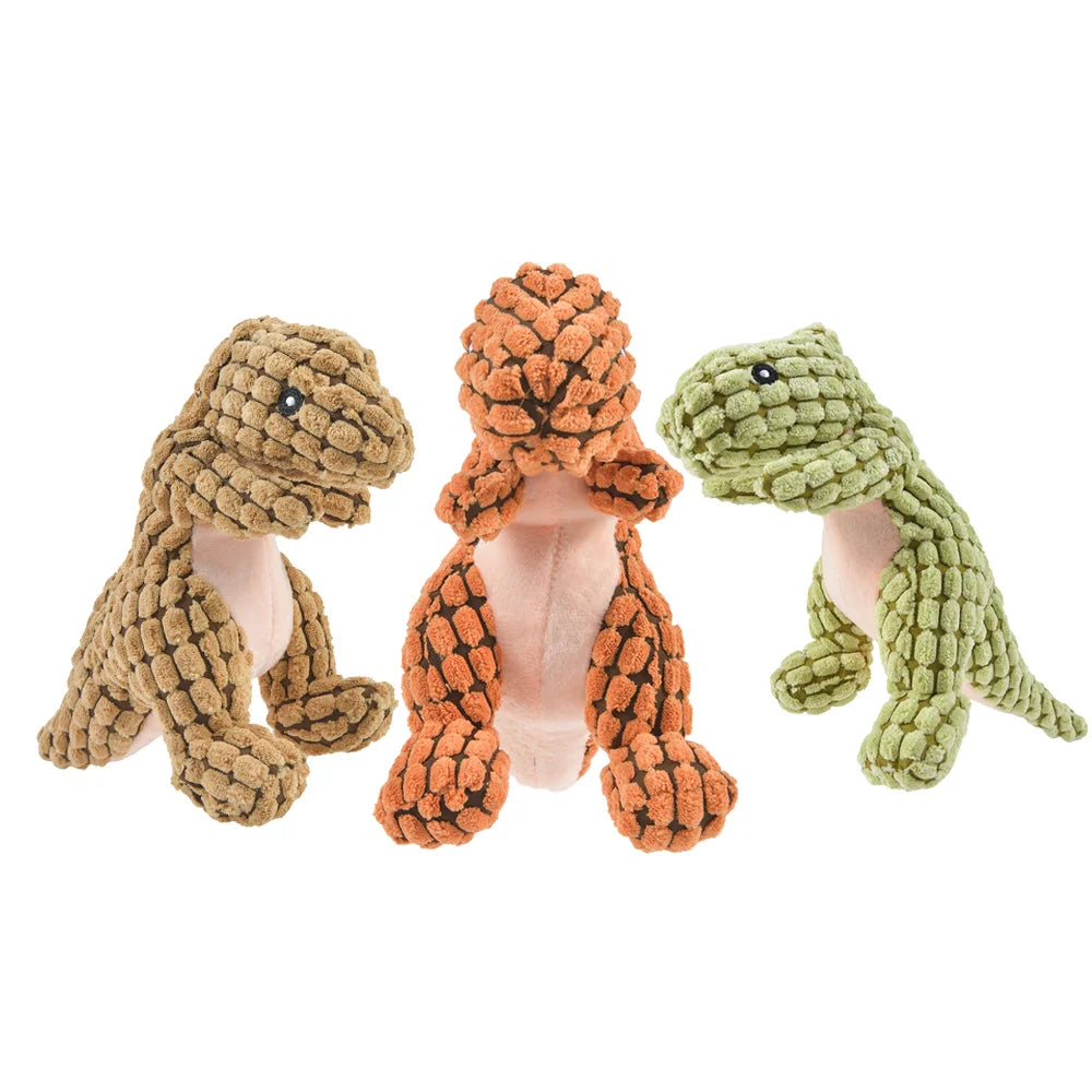 Plush Animal Dog Chew Toy | Squeaky Stuffed Characters | Dogs & Cats | 18 Styles