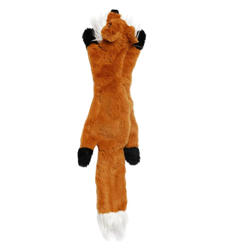 Plush Animal Dog Chew Toy | Squeaky Stuffed Characters | Dogs & Cats | 18 Styles