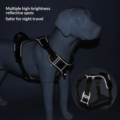 Reflective Tactical Dog Harness | Oxford Cloth | Medium & Large Dogs | Sizes S–XL