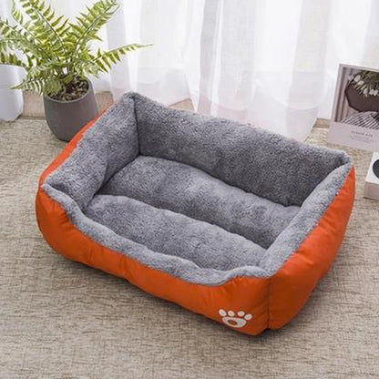 Plush Dog Sleeping Bed | Non-Slip & Bite-Resistant | XS–XL | 6 Colors