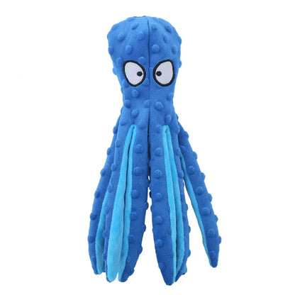 Plush Animal Dog Chew Toy | Squeaky Stuffed Characters | Dogs & Cats | 18 Styles