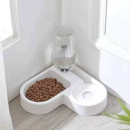 2-in-1 Pet Food & Water Bowl | Moisture-Proof | Dog & Cat