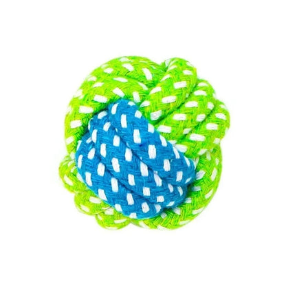 Cotton Rope Knot Dog Chew Toy | Bite-Resistant | Dental & Boredom Relief | Small & Large Dogs