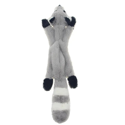 Plush Animal Dog Chew Toy | Squeaky Stuffed Characters | Dogs & Cats | 18 Styles