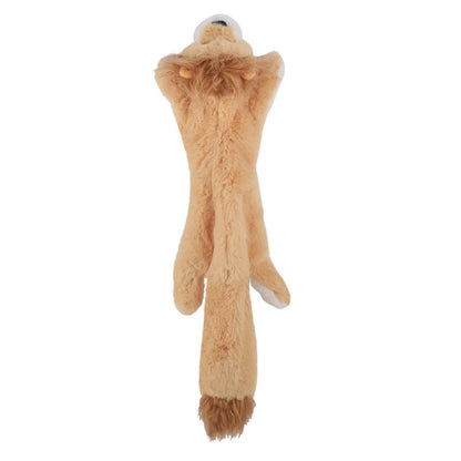 Plush Animal Dog Chew Toy | Squeaky Stuffed Characters | Dogs & Cats | 18 Styles