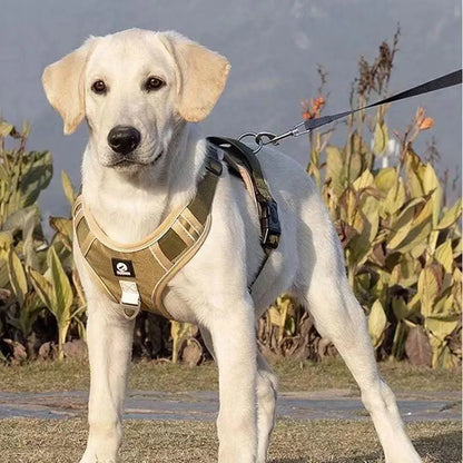 Reflective Tactical Dog Harness | Oxford Cloth | Medium & Large Dogs | Sizes S–XL