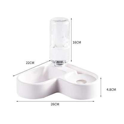 2-in-1 Pet Food & Water Bowl | Moisture-Proof | Dog & Cat