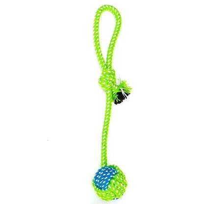 Cotton Rope Knot Dog Chew Toy | Bite-Resistant | Dental & Boredom Relief | Small & Large Dogs
