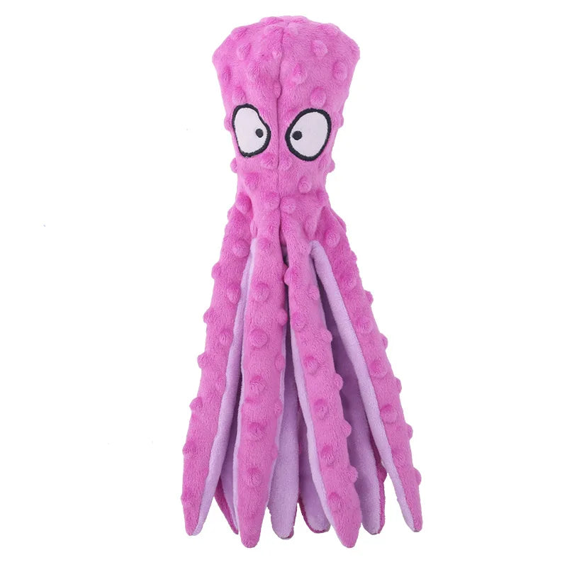 Plush Animal Dog Chew Toy | Squeaky Stuffed Characters | Dogs & Cats | 18 Styles