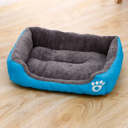 Plush Dog Sleeping Bed | Non-Slip & Bite-Resistant | XS–XL | 6 Colors