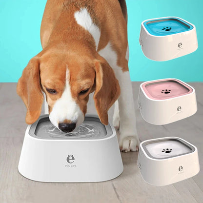 No-Spill Dog & Cat Water Bowl | Floating Plate | 1L & 1.5L | Travel-Friendly