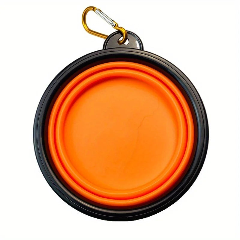 Foldable Silicone Dog Travel Bowl | Food & Water | 7 Colors | Portable