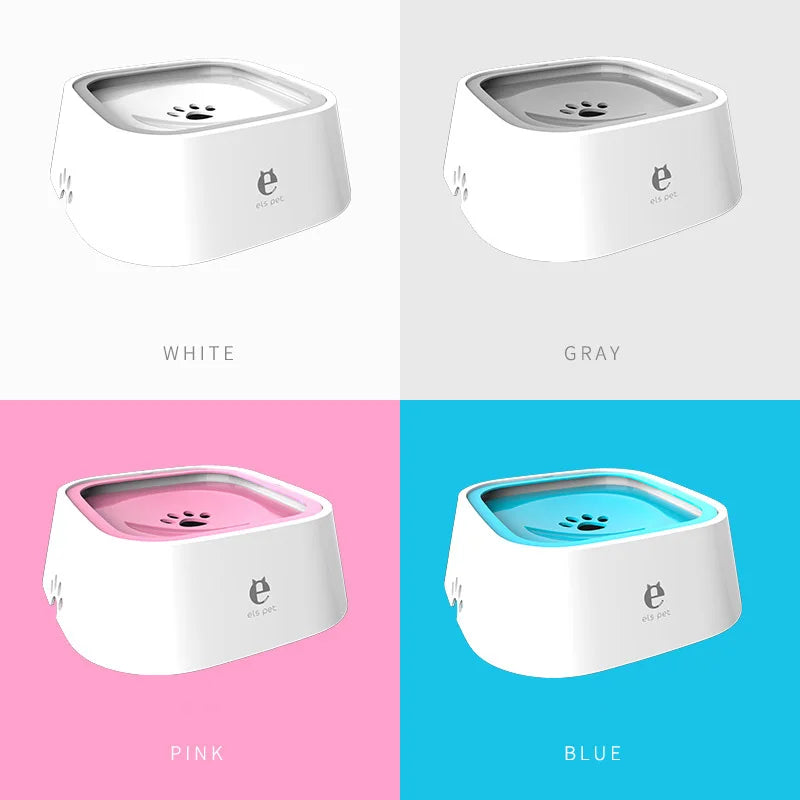 No-Spill Dog & Cat Water Bowl | Floating Plate | 1L & 1.5L | Travel-Friendly