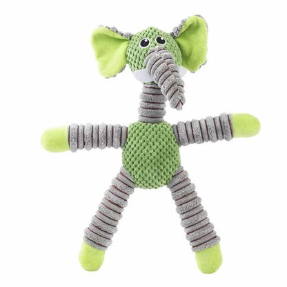Anxiety-Relief Plush Puppy Toy | Teething Chew | Elephant, Pig & Bear | Small & Medium Dogs