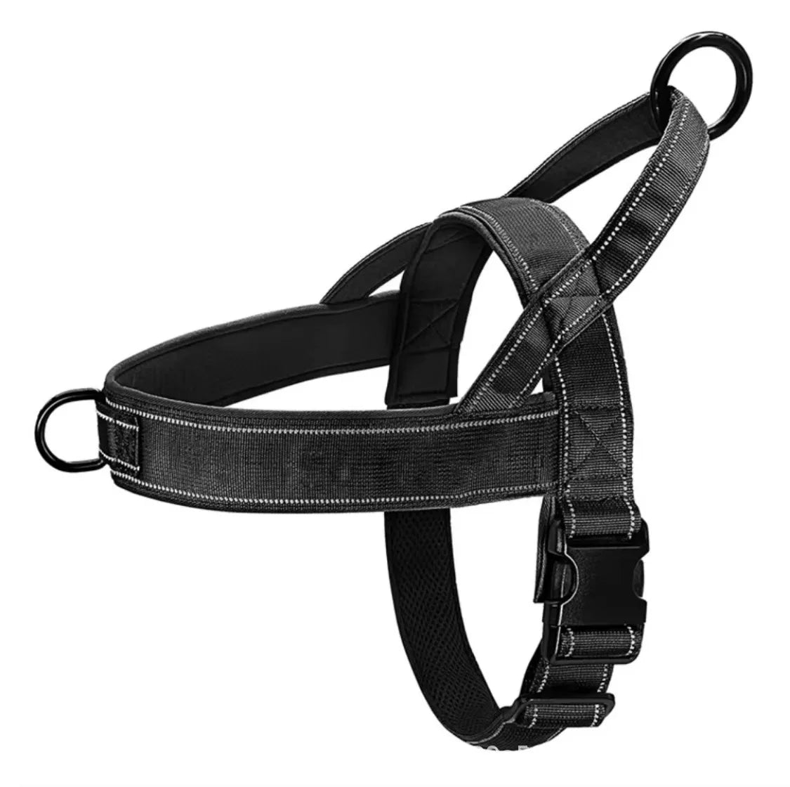 Tactical No-Pull Dog Harness | Heavy-Duty | Reflective | Large Breeds | Sizes S–XL