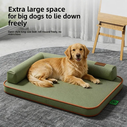 Waterproof Dog Bed Mat | Leather | Tear-Resistant | Removable & Washable | L–XXL