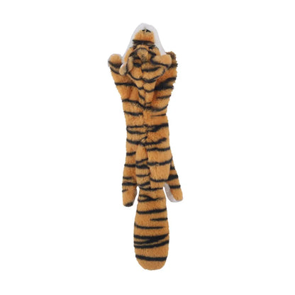 Plush Animal Dog Chew Toy | Squeaky Stuffed Characters | Dogs & Cats | 18 Styles