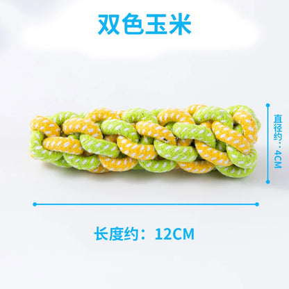 Cotton Rope Knot Dog Chew Toy | Bite-Resistant | Dental & Boredom Relief | Small & Large Dogs