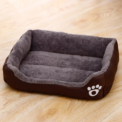 Plush Dog Sleeping Bed | Non-Slip & Bite-Resistant | XS–XL | 6 Colors