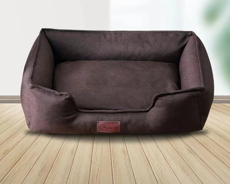 Thick Cotton & Linen Dog & Cat Mattress | Washable | Bite & Scratch Resistant | S–L