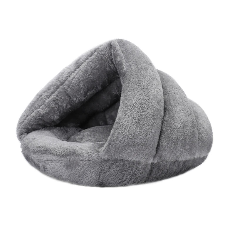 Round Plush Dog Sofa Bed | Washable | Small & Medium Dogs & Cats | S–L