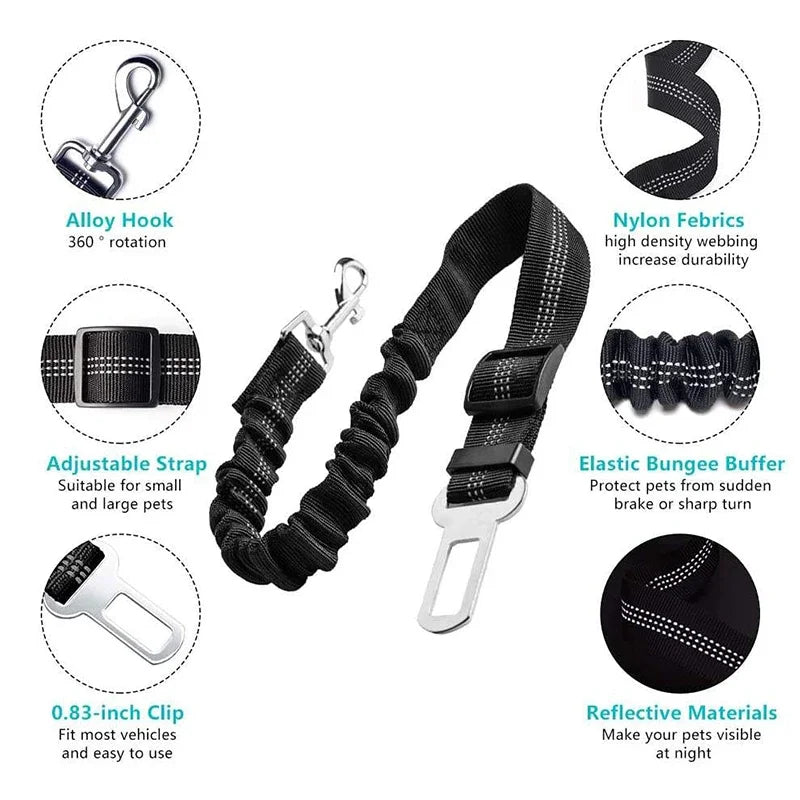 Dog Car Safety Seat Belt