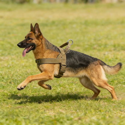 Tactical No-Pull Dog Harness | Heavy-Duty | Reflective | Large Breeds | Sizes S–XL