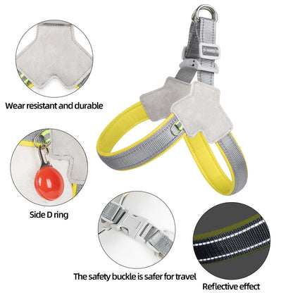 Reflective No-Pull Dog Harness | Vest Style for Small & Medium Dogs