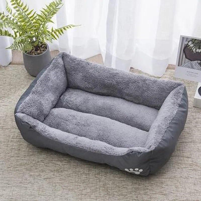 Plush Dog Sleeping Bed | Non-Slip & Bite-Resistant | XS–XL | 6 Colors