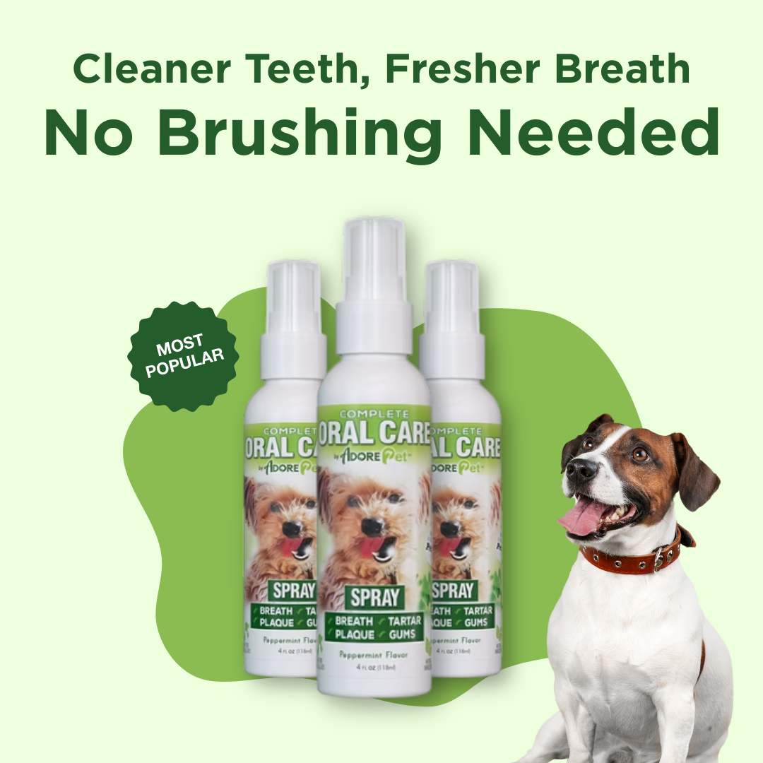 Adore Pet Dog Dental Spray & Fresh Breath Plaque Remover