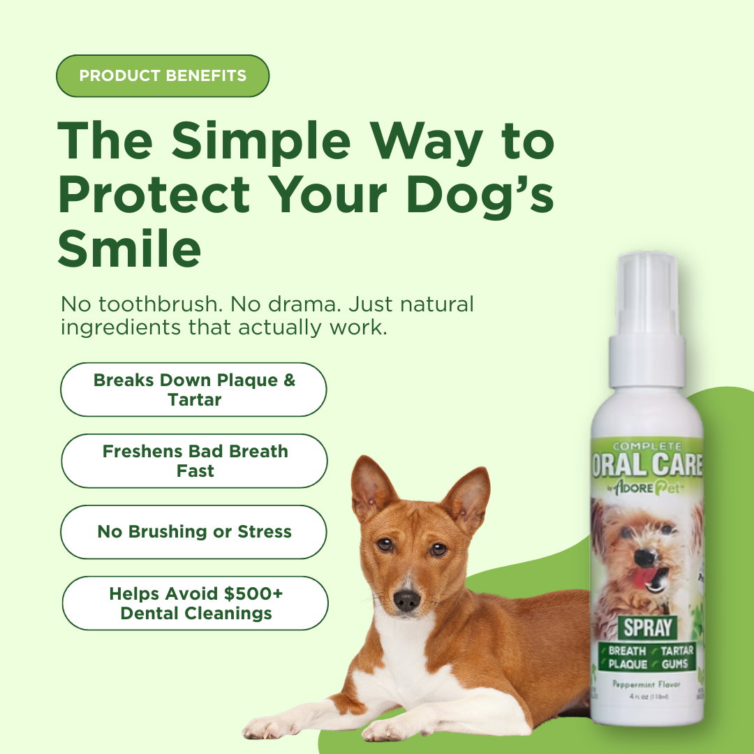 Adore Pet Dog Dental Spray & Fresh Breath Plaque Remover