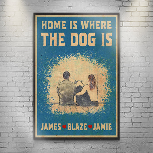 Home Is Where The Dog Is Schild II