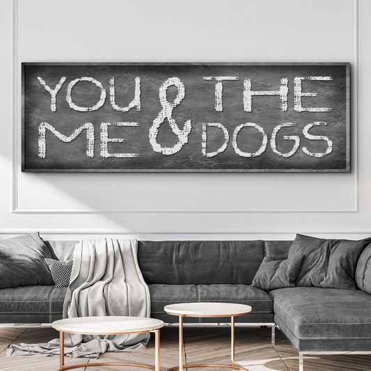 Du und ich und die Hunde Schild II