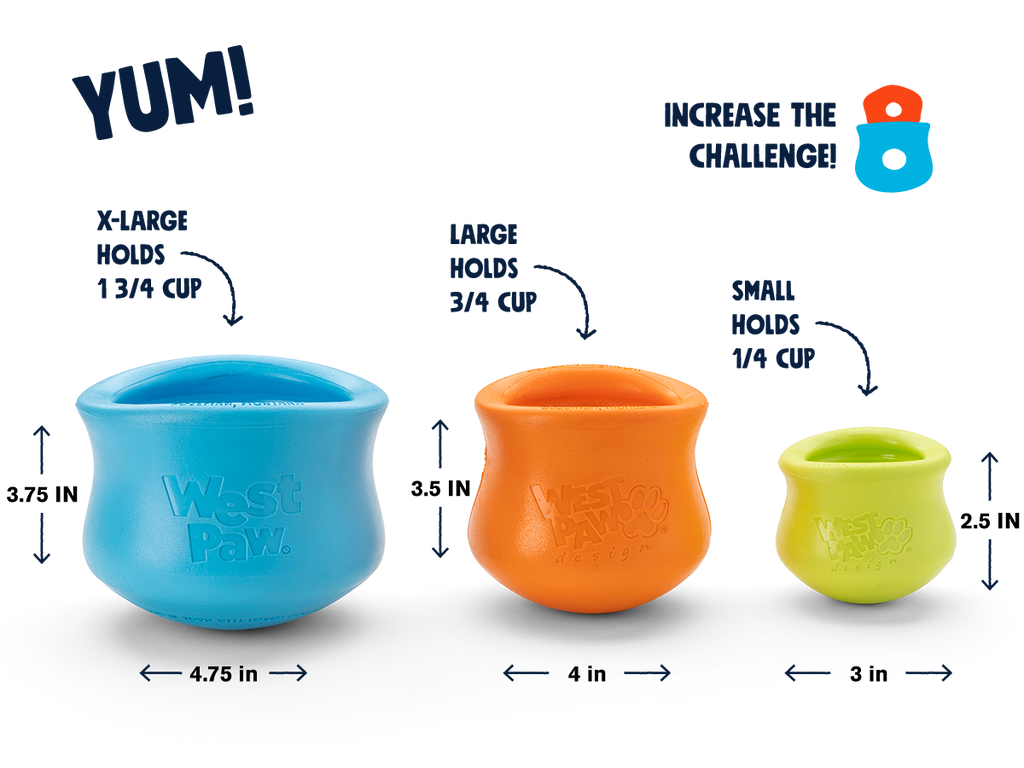 Toppl Durable Dog Puzzle Toy & Slow Feeder