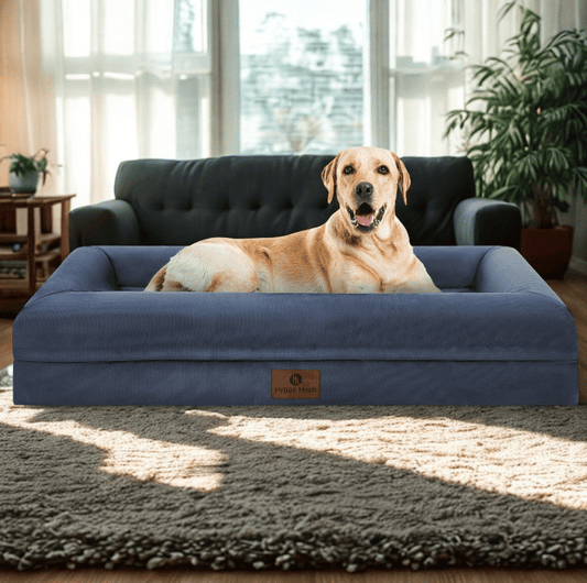 Waterproof Orthopedic Dog Bed – Removable Washable Cover & 4-Side Bolster