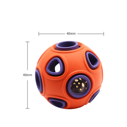 Glow-in-the-Dark Dog Toy Ball – Sound-Activated Chew Toy for Dogs