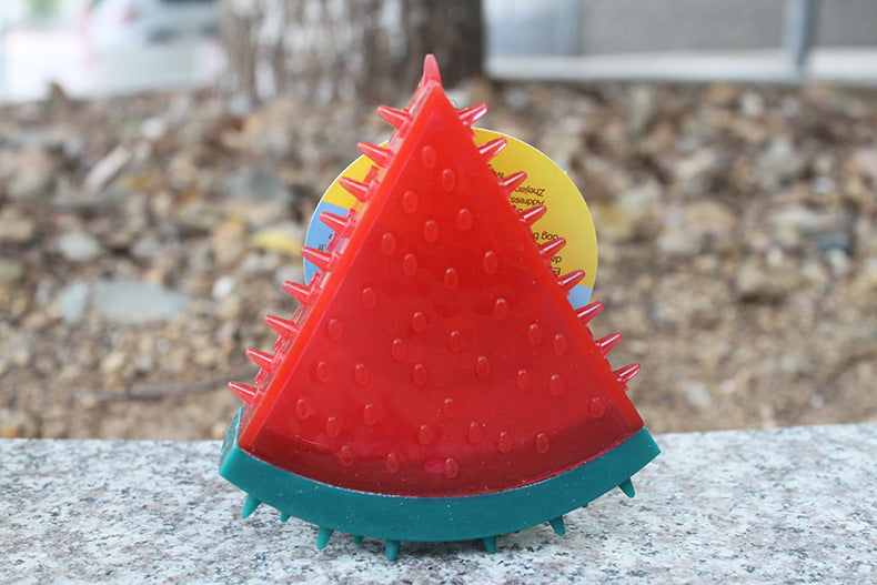 Squeaky Fruit Dog Chew Toy | TPR, Teeth-Cleaning, 3 Styles — Pineapple, Lemon, Watermelon
