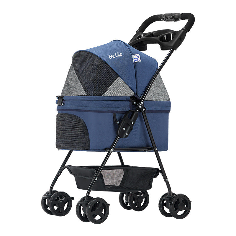 Bello OSM-M02S Lightweight Folding Pet Stroller | 4 Colors, Fits Most Pets