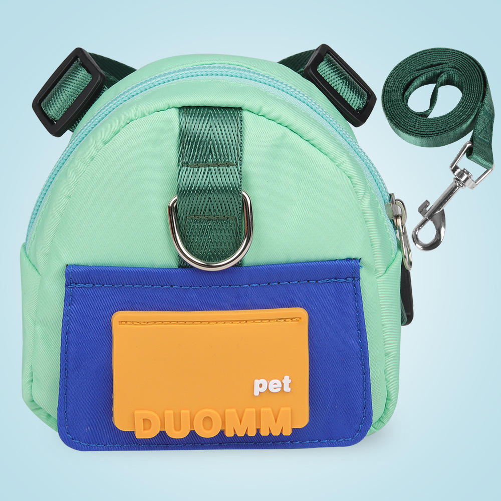 Adventurous Pup Dog Backpack Harness with Poop Bag Dispenser