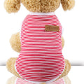 Puppy & Cat Cotton Vest Costume - British Style in Yellow & Pink