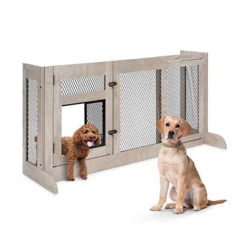 Adjustable Indoor Dog Barrier Gate 41.6-58.7 Inches