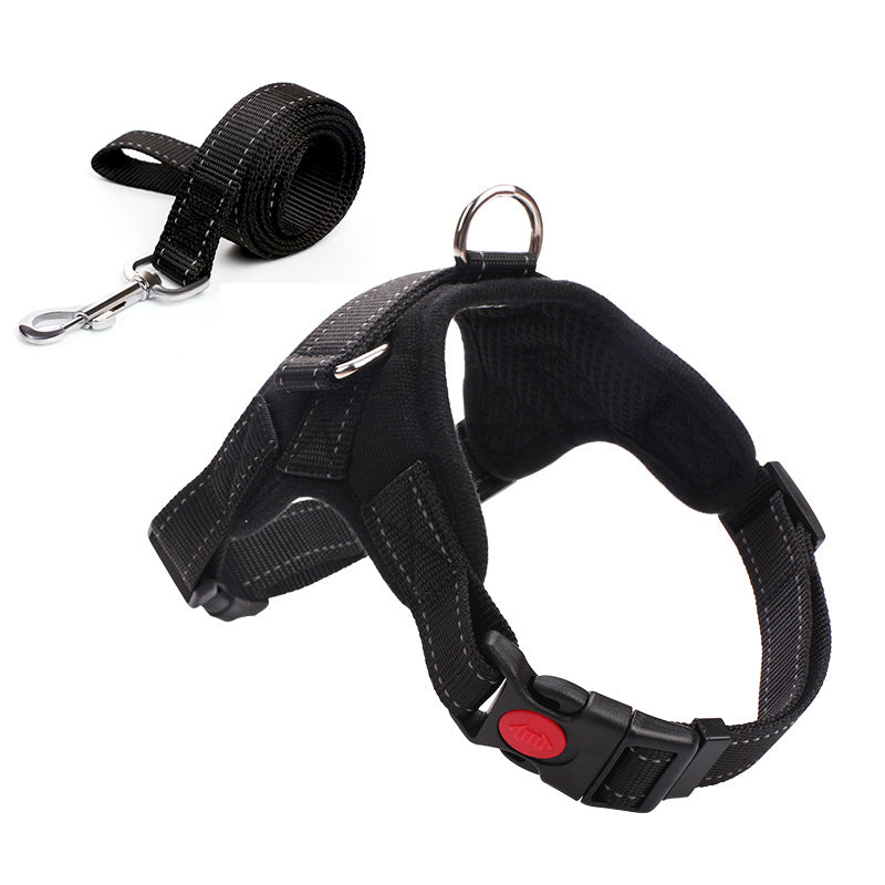 Camouflage Dog Harness and Leash Set