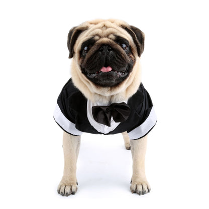 Puppy Bow Tie Evening Dress for Pets