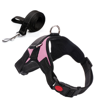 Camouflage Dog Harness and Leash Set