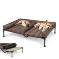 Dual Comfort Elevated Pet Bed with Cooling Mesh